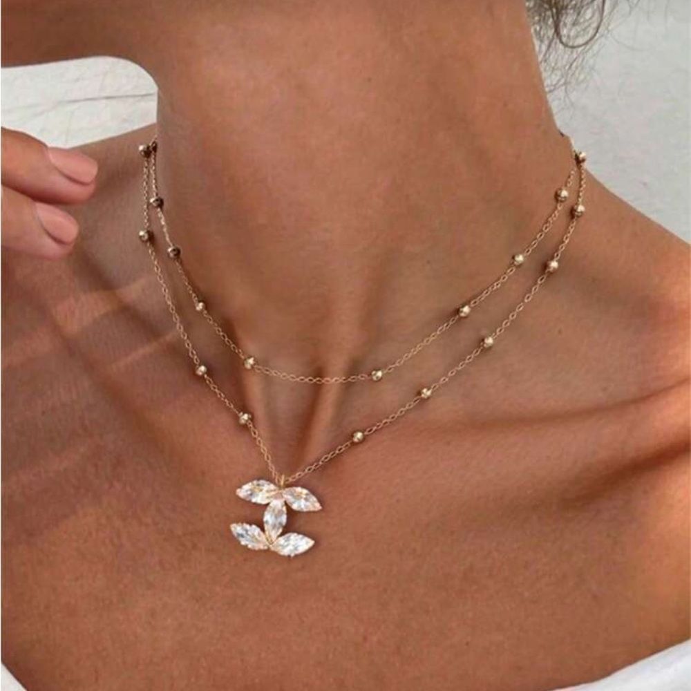 Luxury diamond Necklace M1472